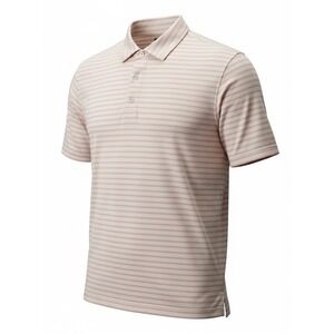 FootJoy FJ Golf Polo Shirt Pink Stripe Performance Mens Large L